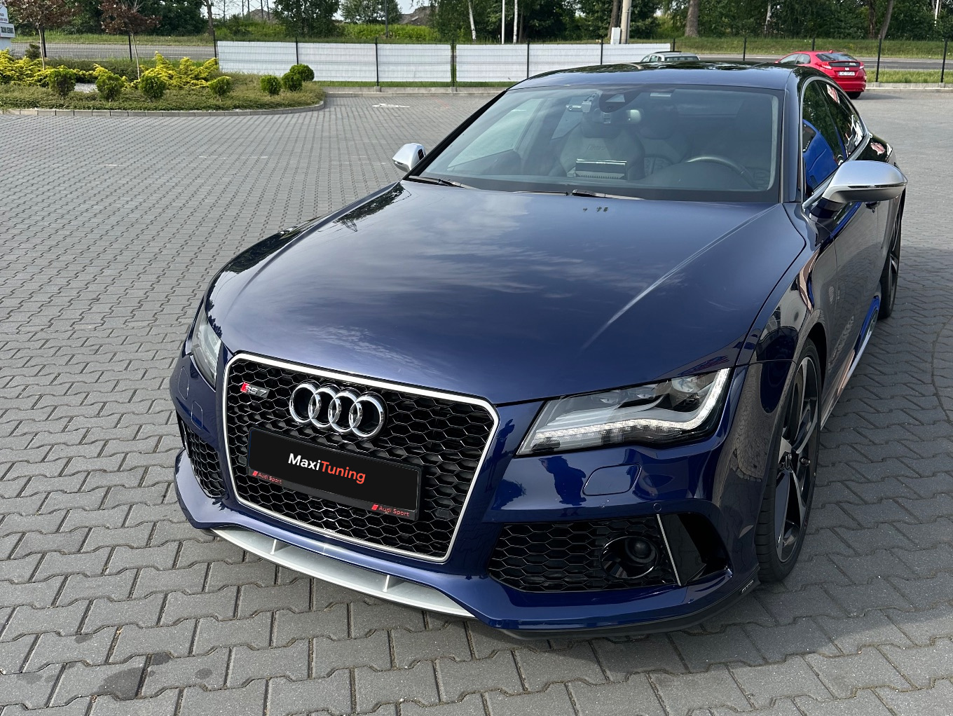 Audi A7 LIFT 4G8 2014-2017 Front Grill, Honeycomb Grill, RS7 Chrome Style